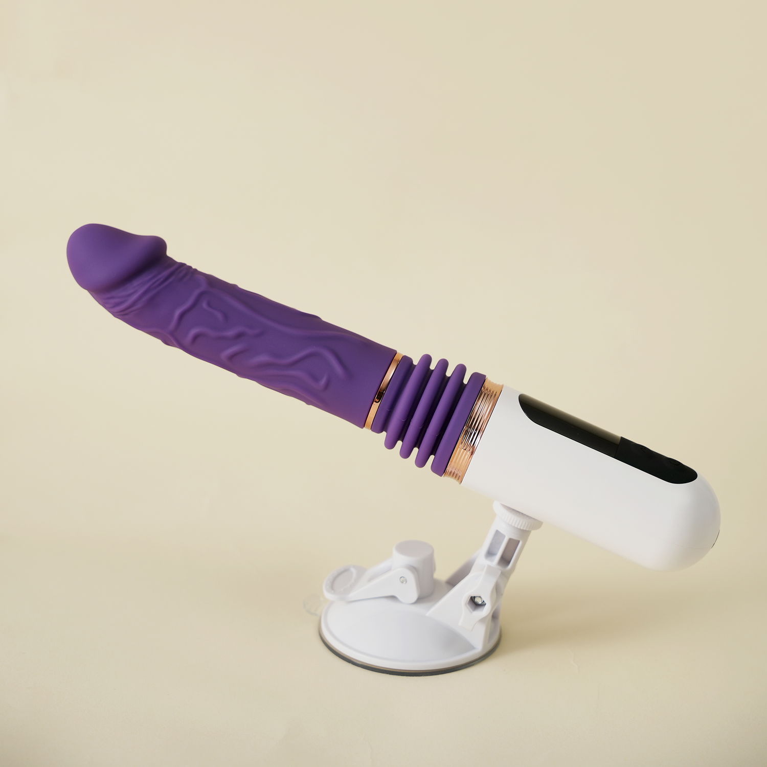 Lovepup Self Thrusting Dildo Machine Remote Control(Purple)