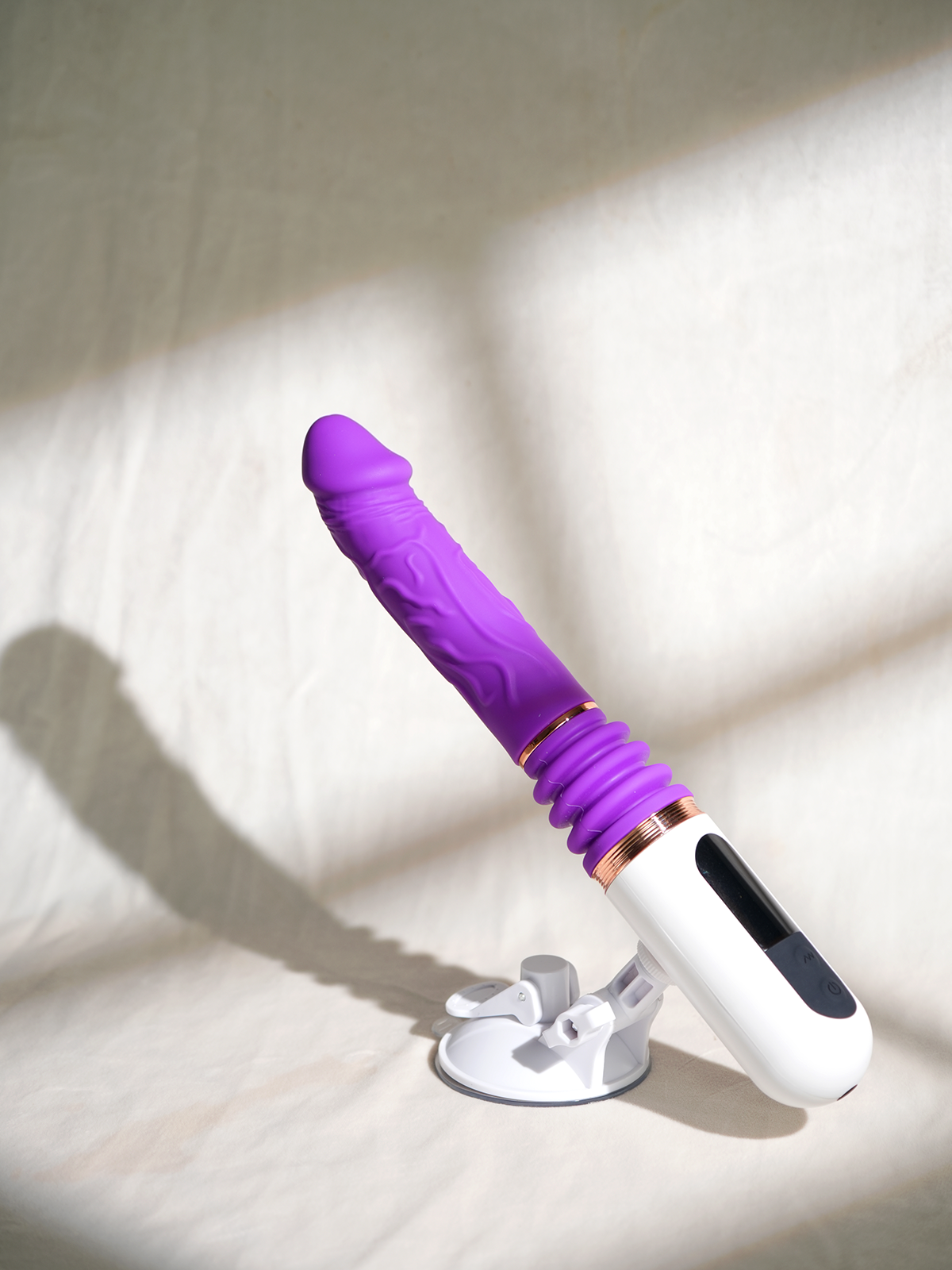 Lovepup Self Thrusting Dildo Machine Remote Control(Purple)