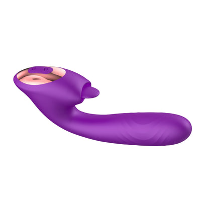 G-spot Vibrator &amp; Tongue Clit Licker